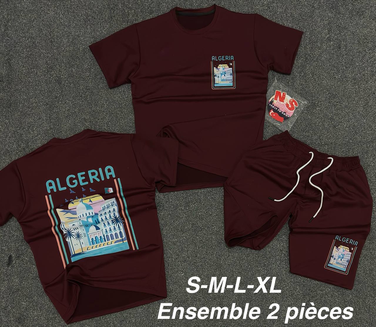 ALGERIA Streetwear (short+ T-shirt)