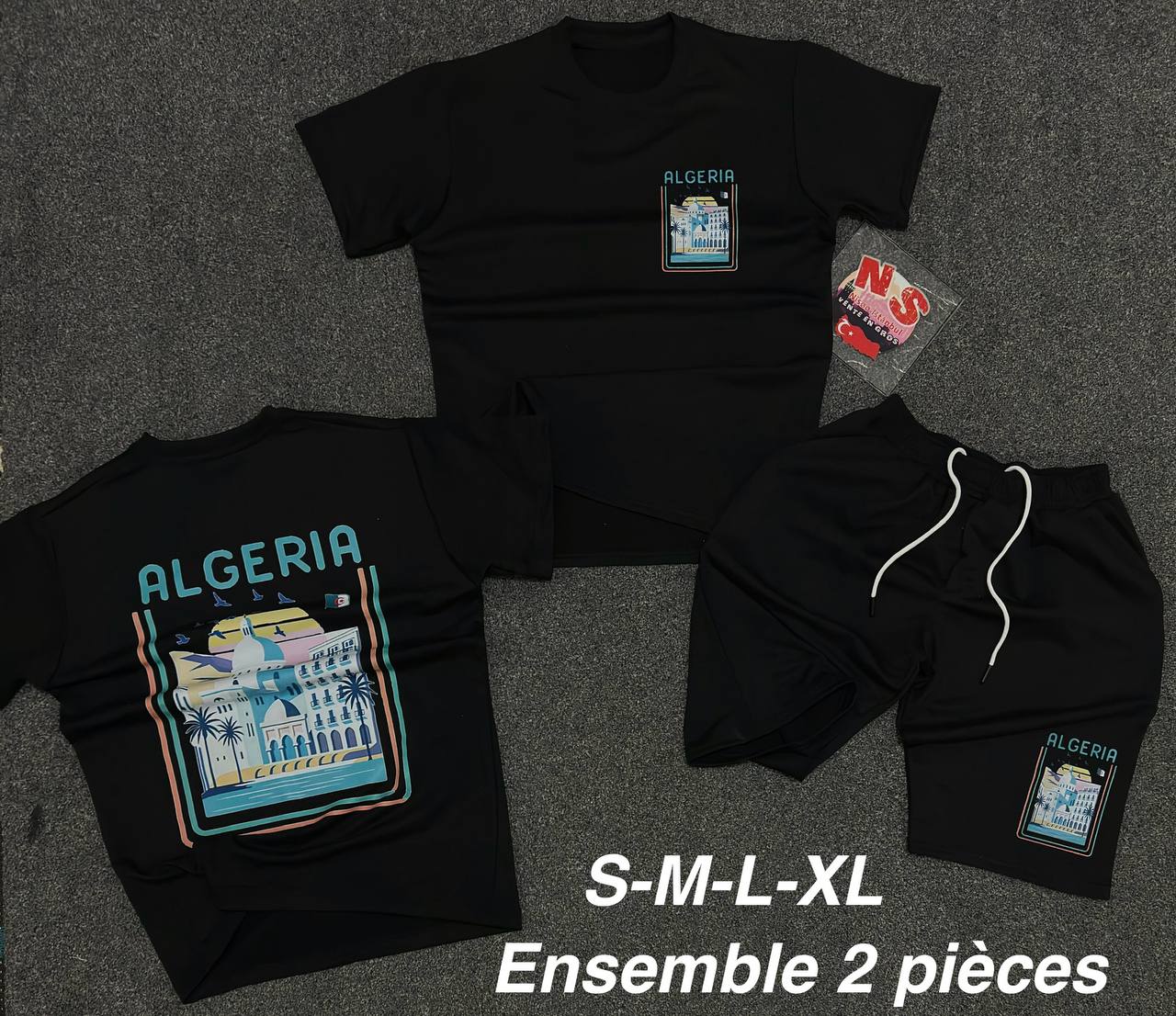 ALGERIA Streetwear (short+ T-shirt)