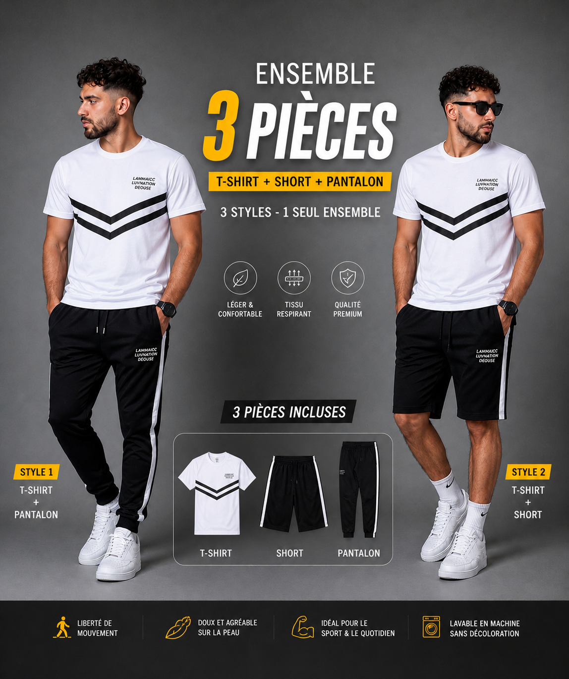 L Vuiton 3 pieces