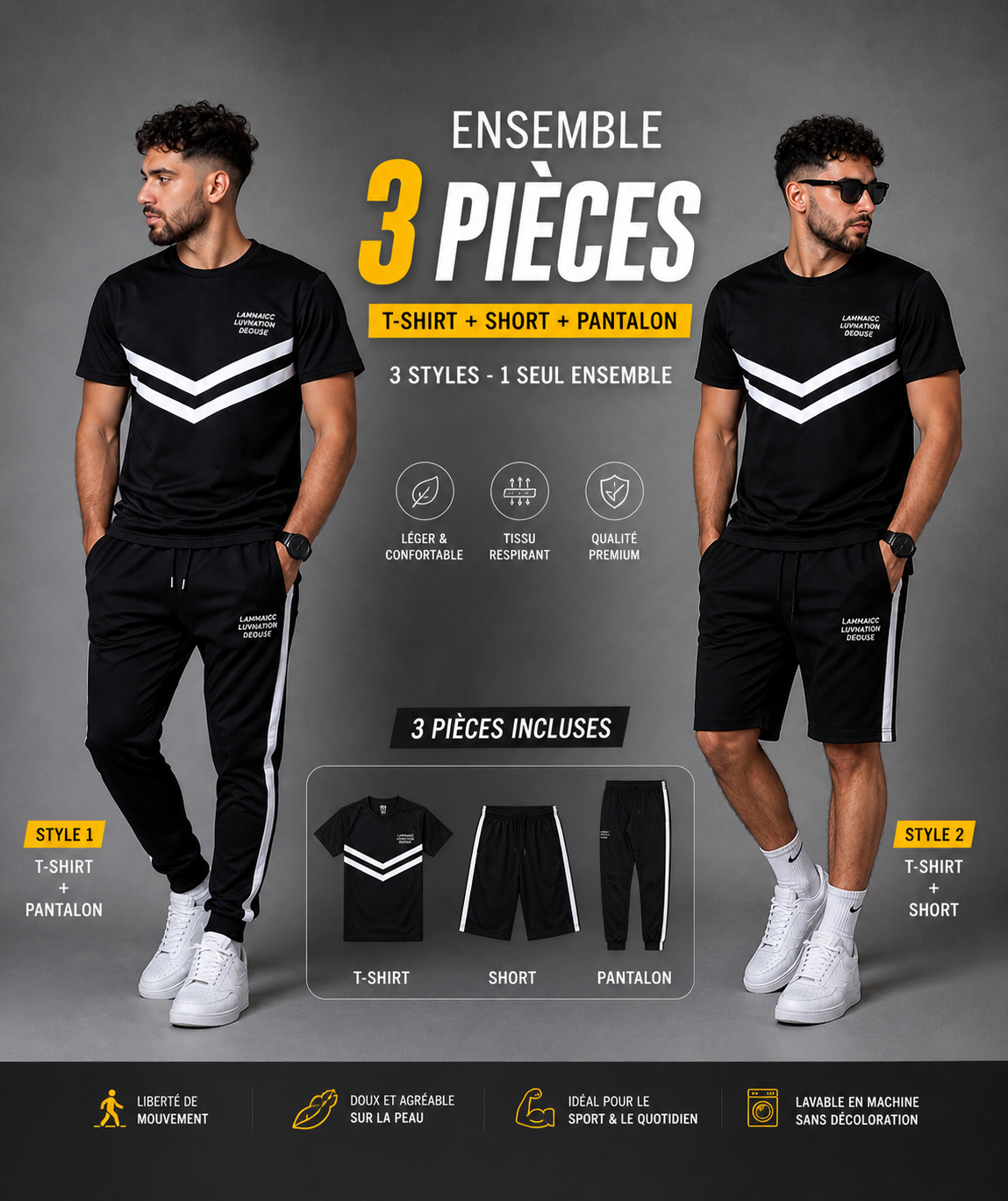 L Vuiton 3 pieces