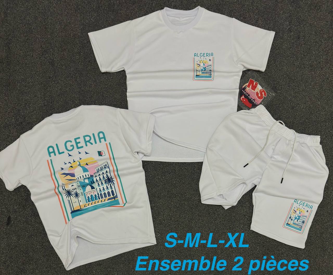 ALGERIA Streetwear (short+ T-shirt)