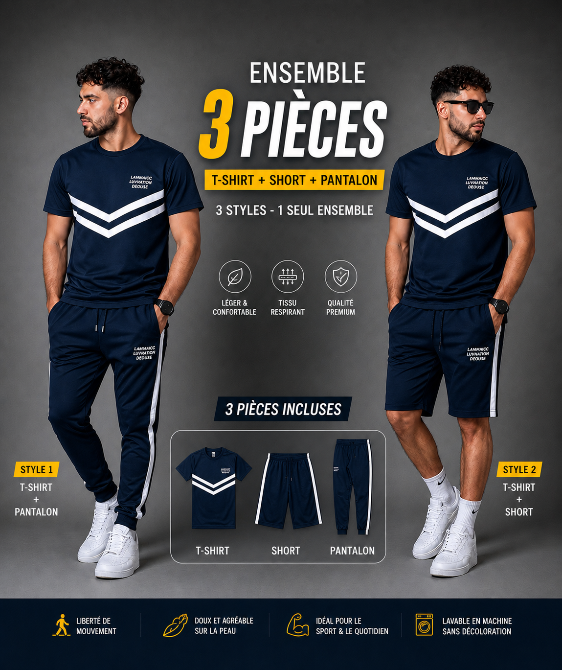 L Vuiton 3 pieces