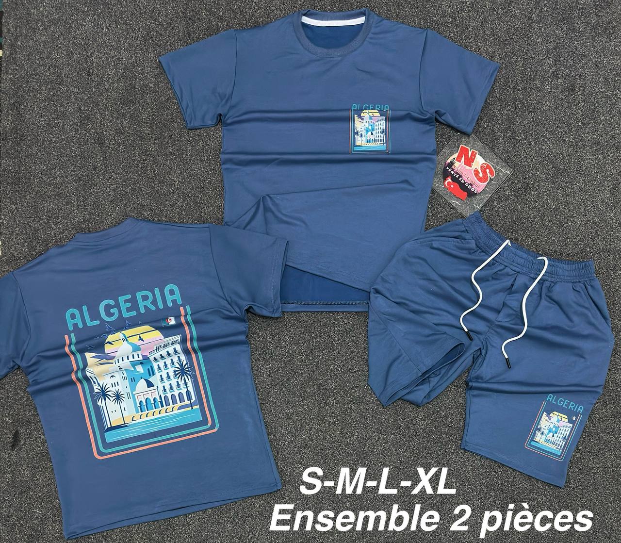 ALGERIA Streetwear (short+ T-shirt)